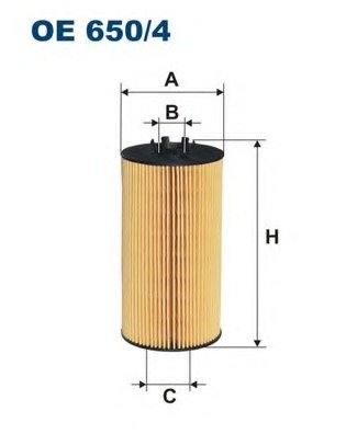 OE6504 FILTRON Фильтр масляный Filtron
