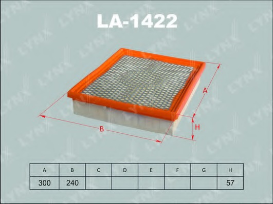 LA1422 LYNX Воздушный фильтр