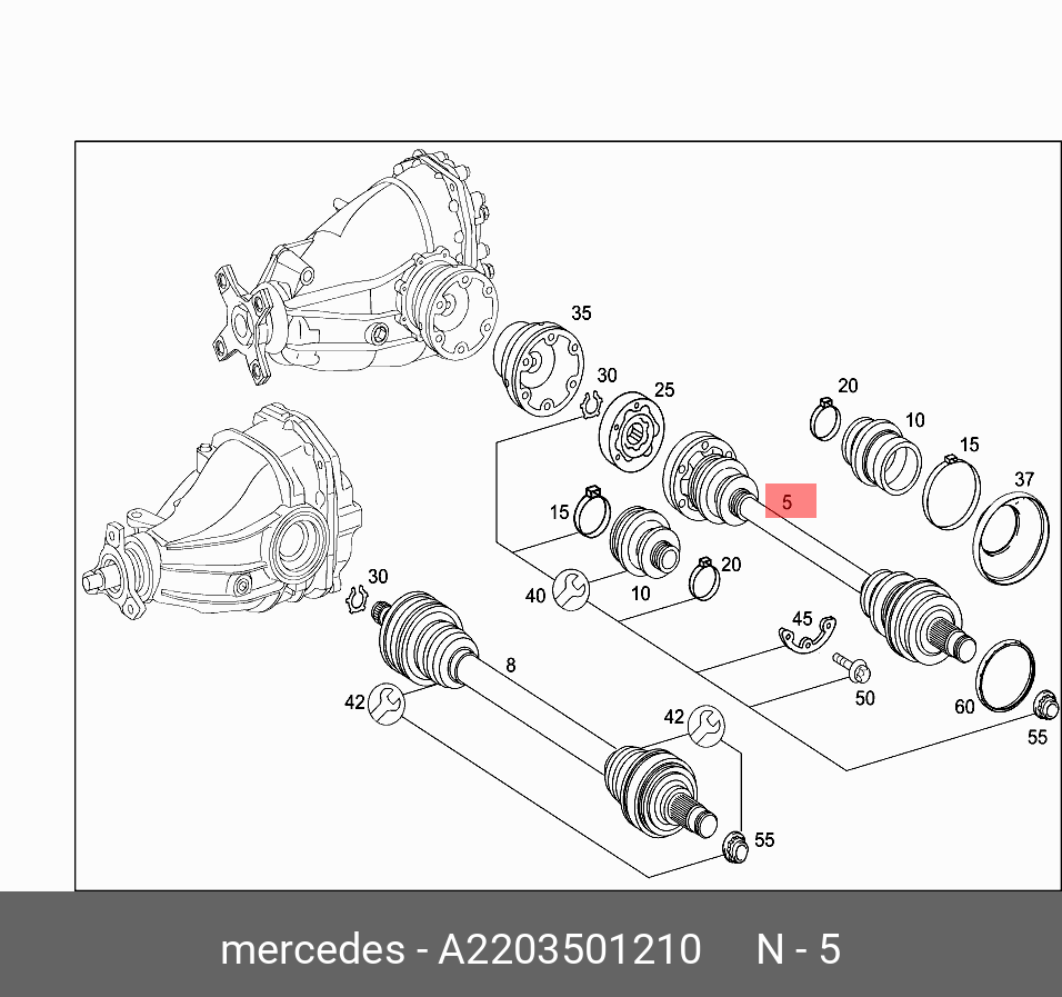 A2203501210 MERCEDES-BENZ РЕДУКТОР