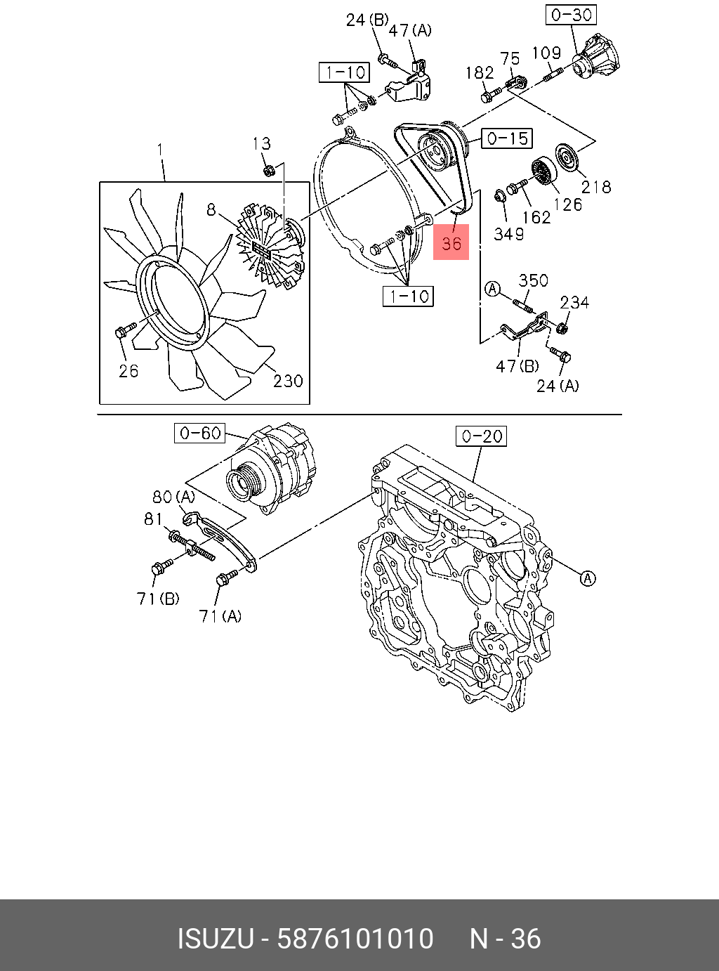 5876101010 ISUZU 