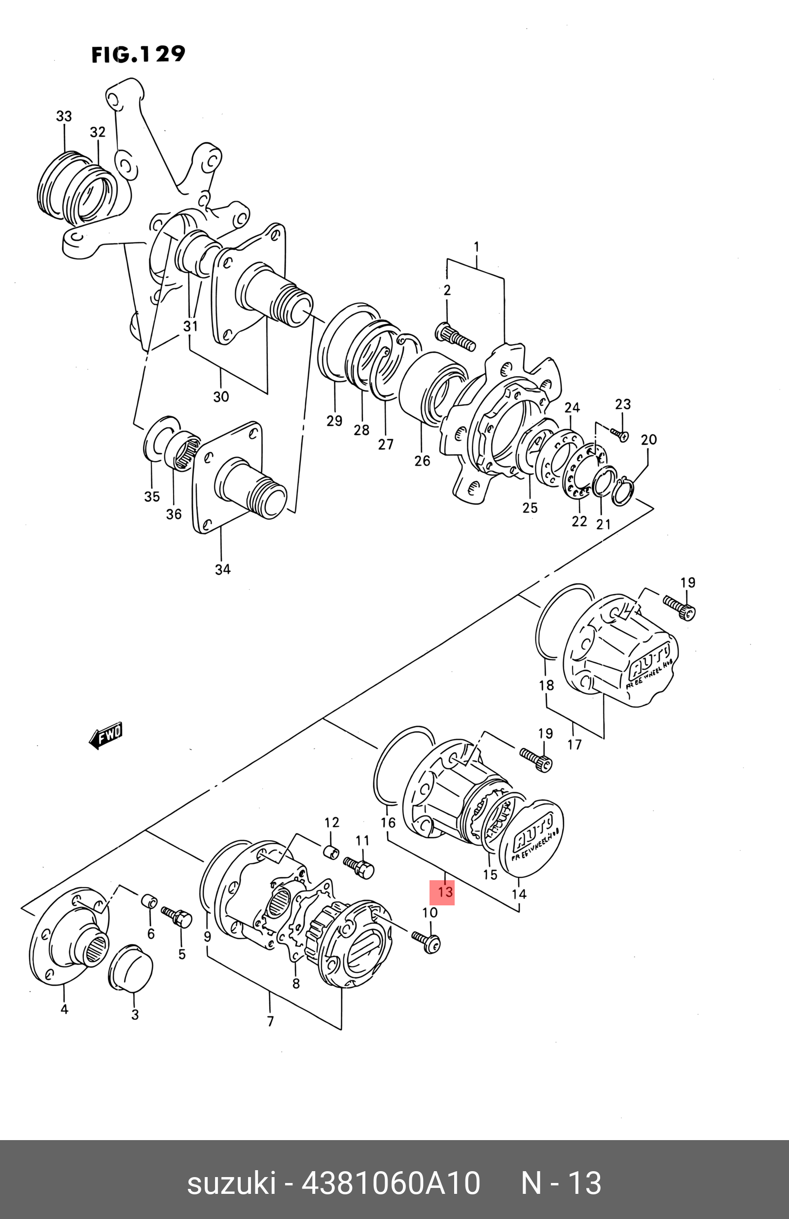 4381060A10 SUZUKI -