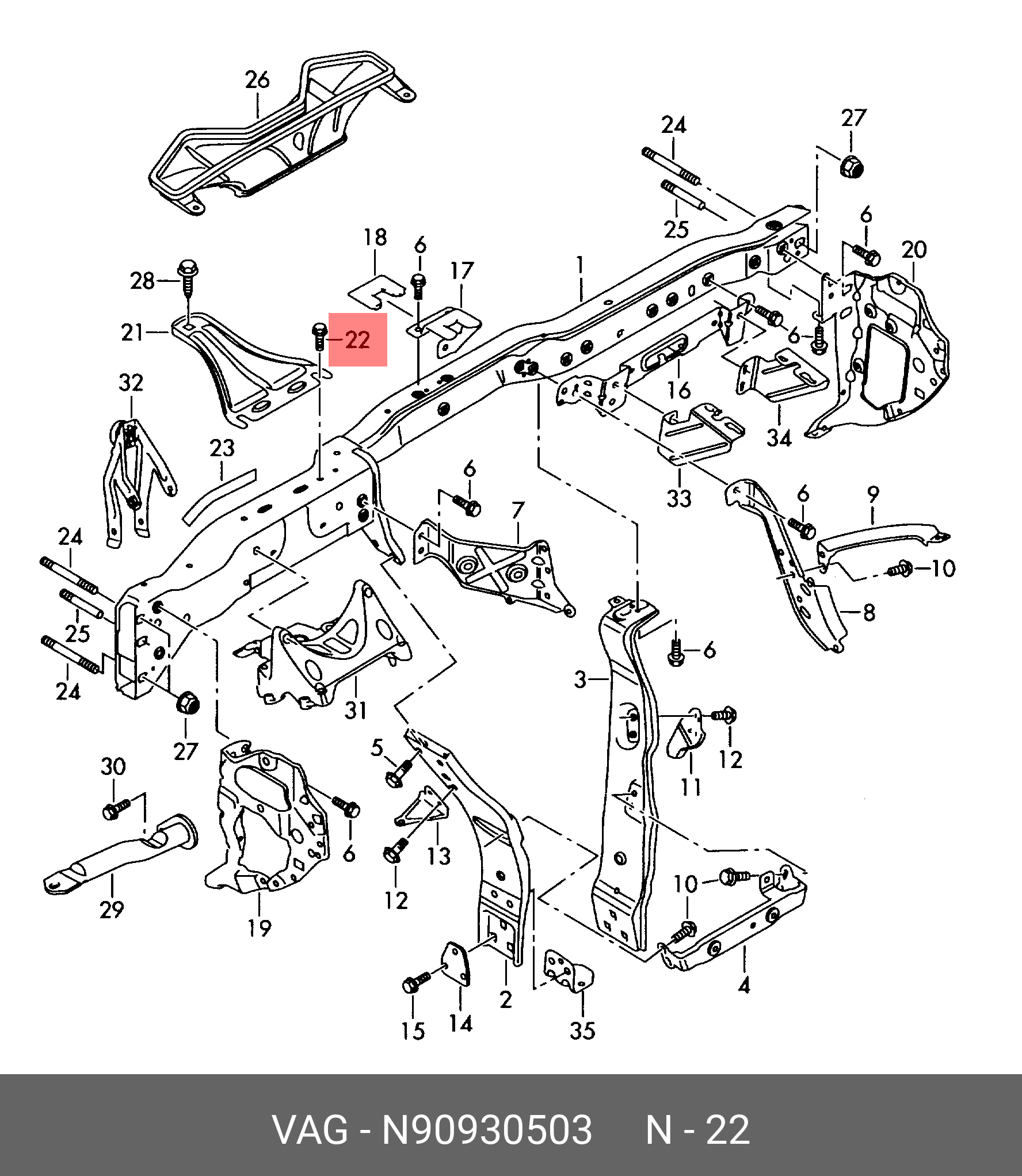 N90930503 BENTLEY MULTI-POINT SOCKET HEAD B