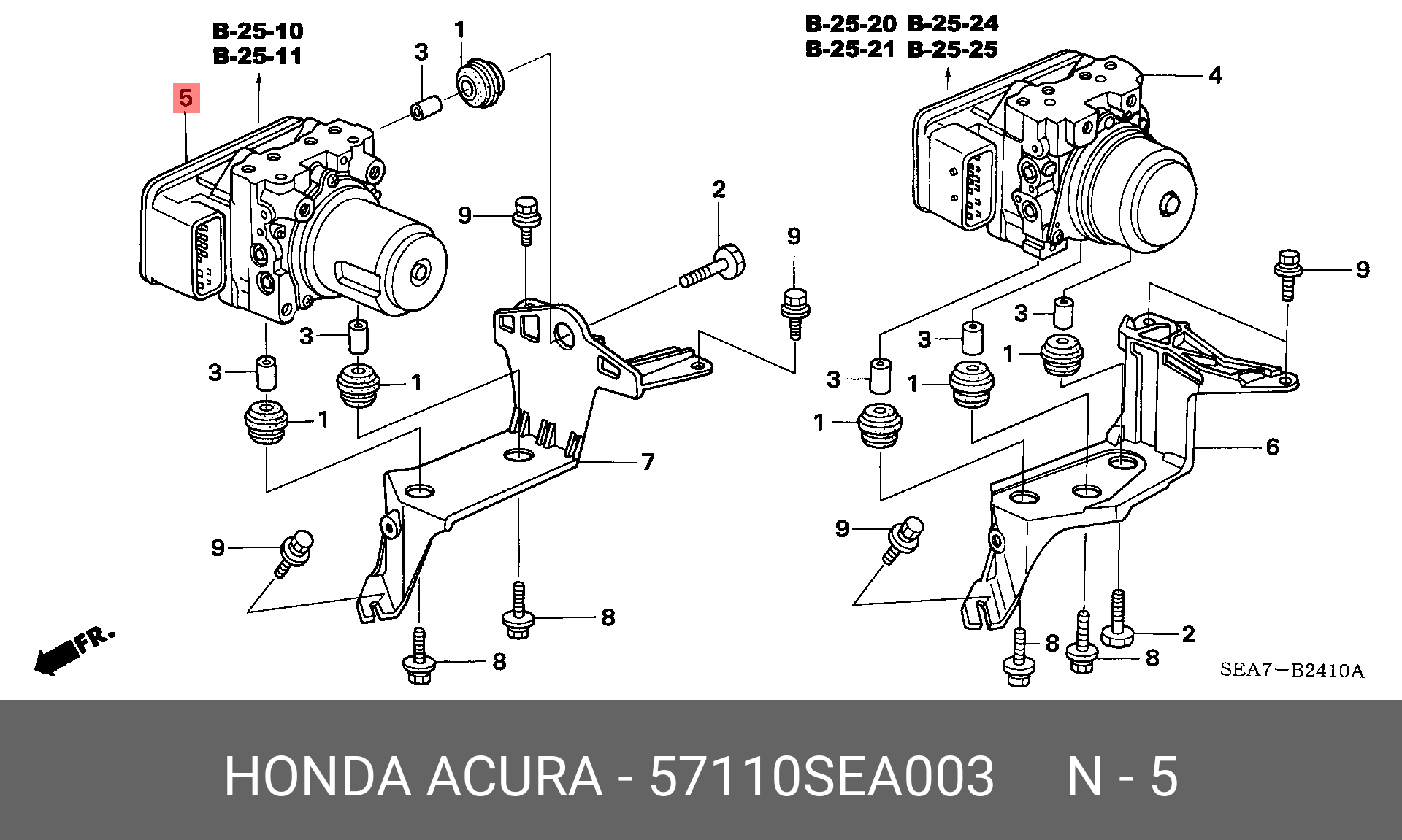 57110SEA003 HONDA -