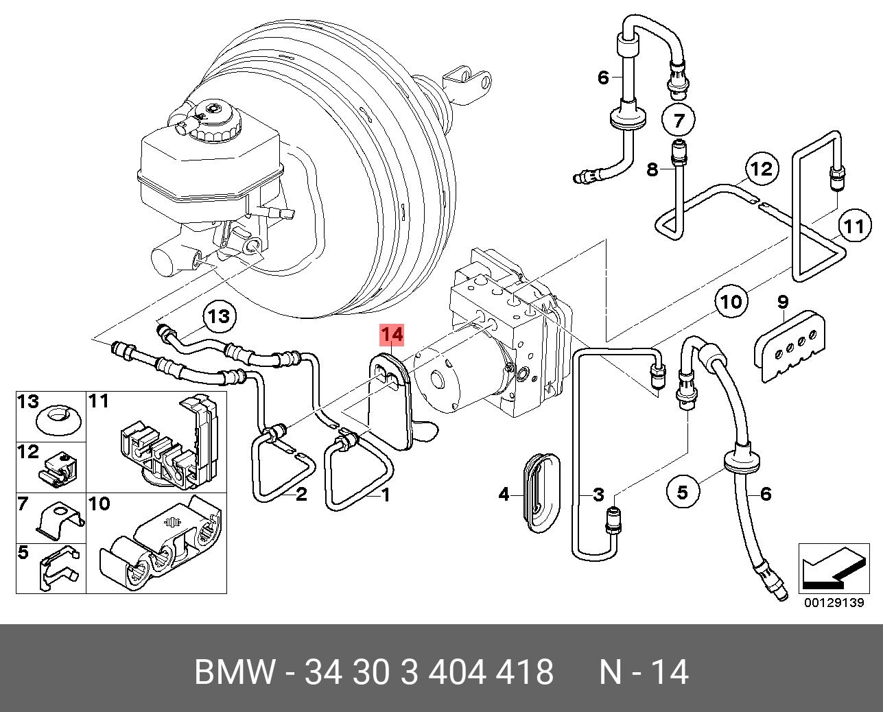 34303404418 BMW GUMMITÜLLE