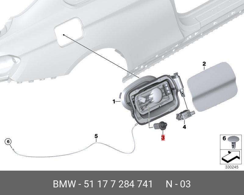 51177284741 BMW Выталкиватель