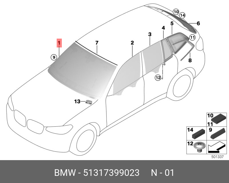 51317399023 BMW -
