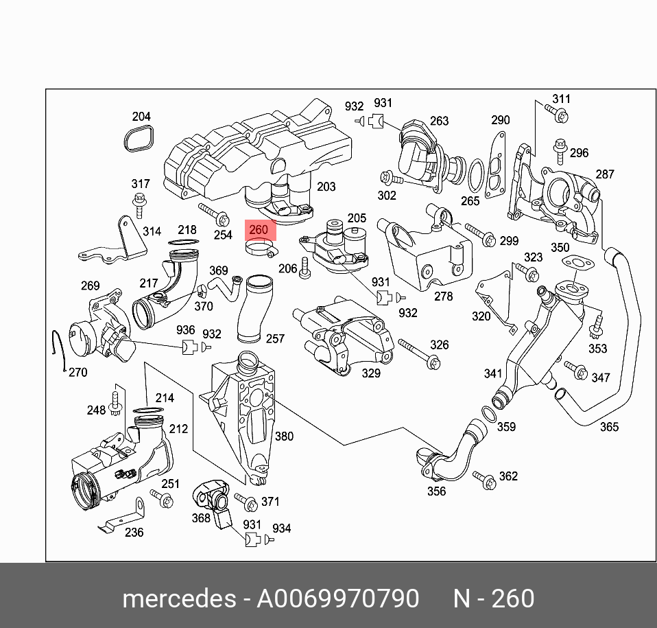 A0069970790 MERCEDES-BENZ ХОМУТ КРЕПЛЕНИЯ ШЛАНГА К ФИЛЬТРУ ВОЗДУШ.,SCHELLE