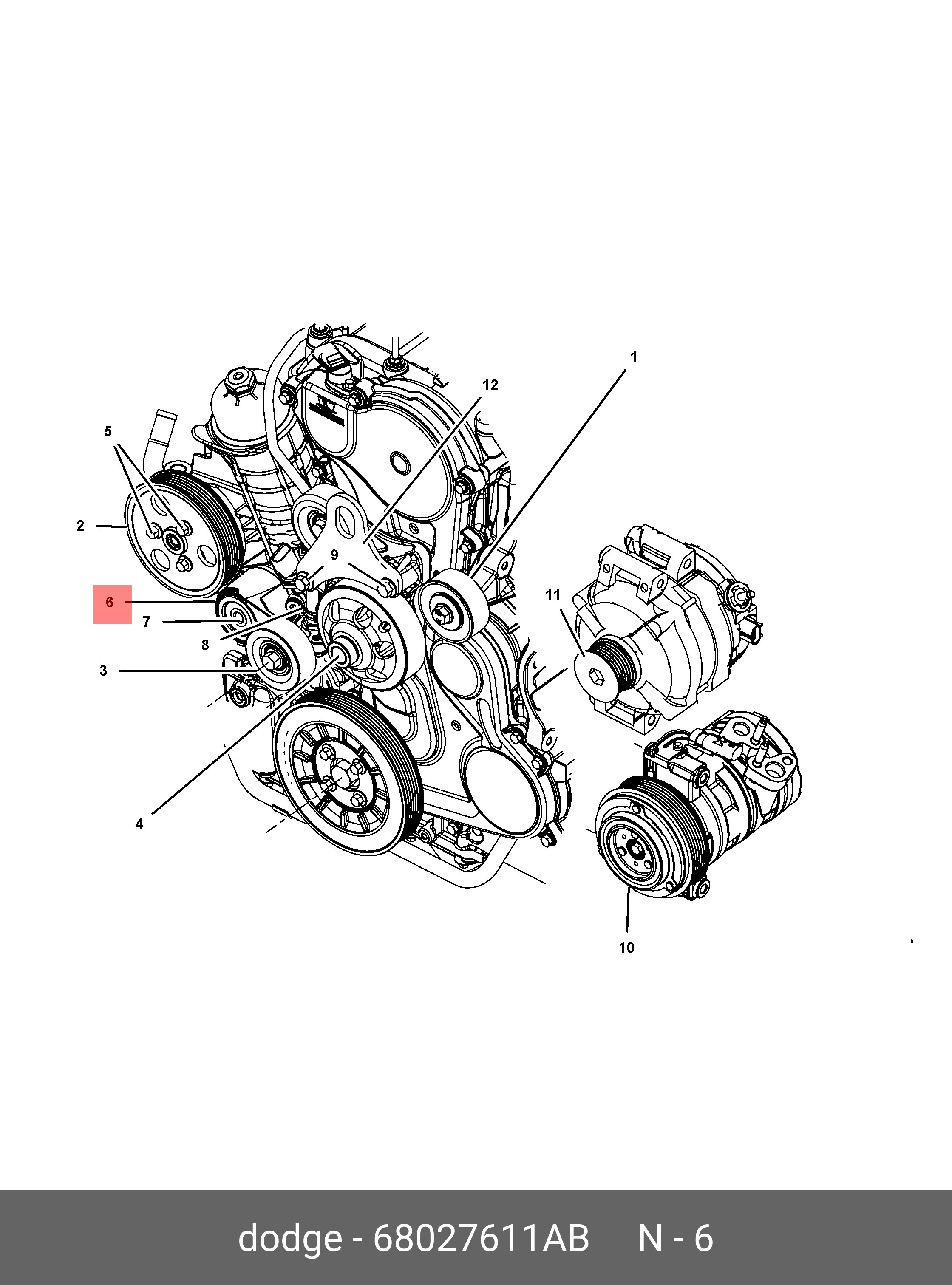 Крайслер приводной ремень. Приводной ремень Jeep Liberty 2.8. 68027 611aa. 68027611aa. Ремень Jeep 2.8 Wrangler.