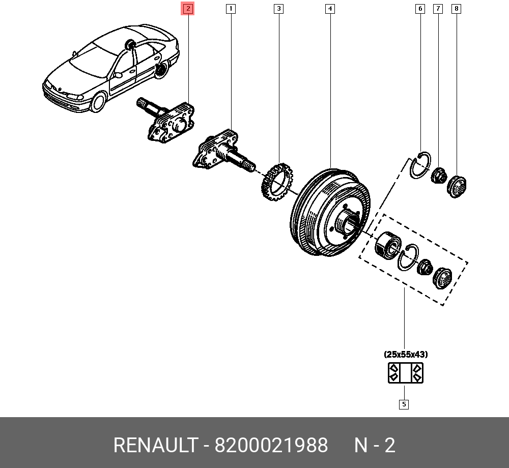 8200021988 RENAULT 