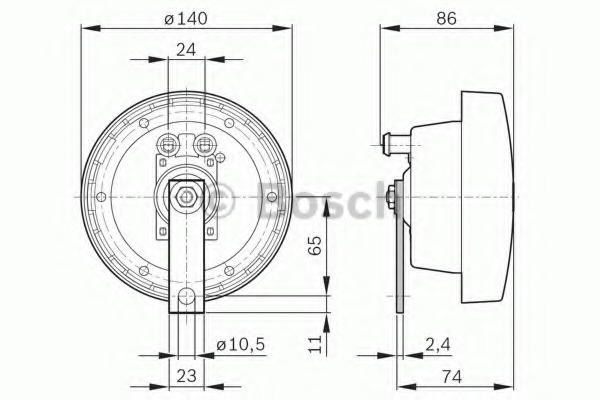 0320226004 BOSCH Звуковой сигнал
