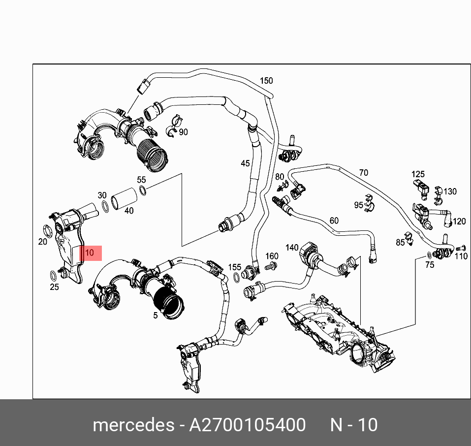 A2700105400 MERCEDES-BENZ СЕПАРАТОР