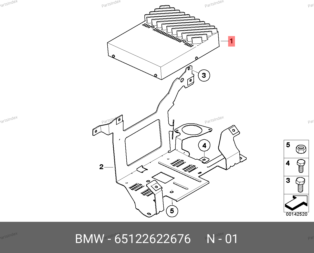 65122622676 BMW VERSTÄRKER HIFI-SYSTEM