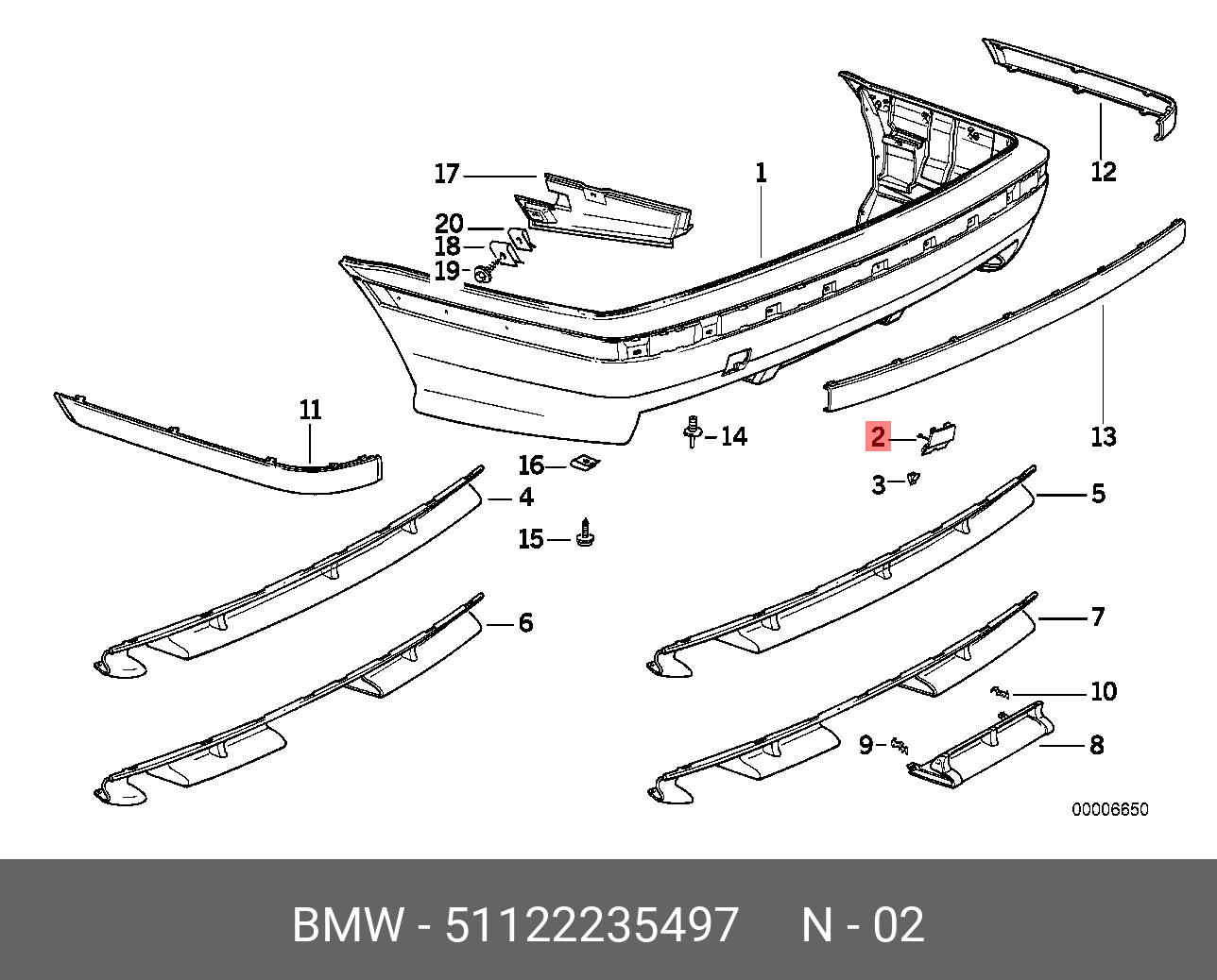 51121977383 BMW Крышка,KLAPPE купить в интернет-магазине AvtoTO