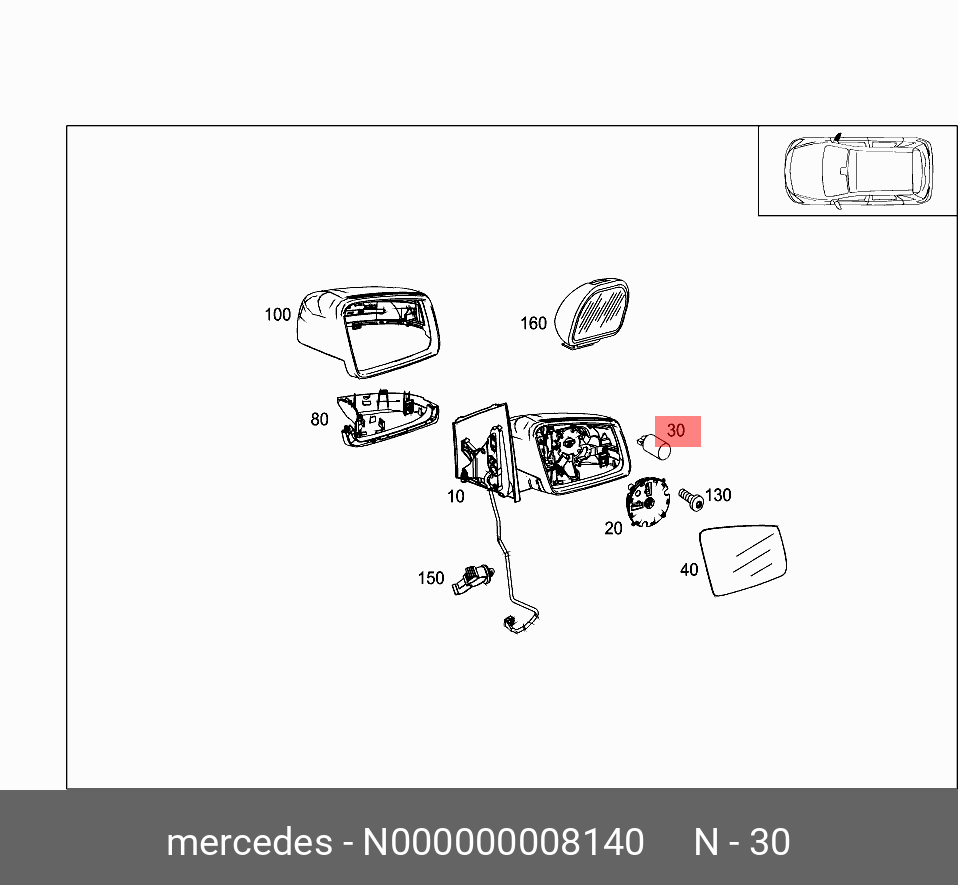 N000000008140 MERCEDES-BENZ ЛАМПОЧКА НАКАЛИВАНИЯ