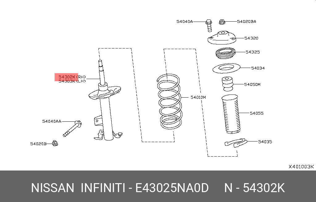 E43025NA0D NISSAN 