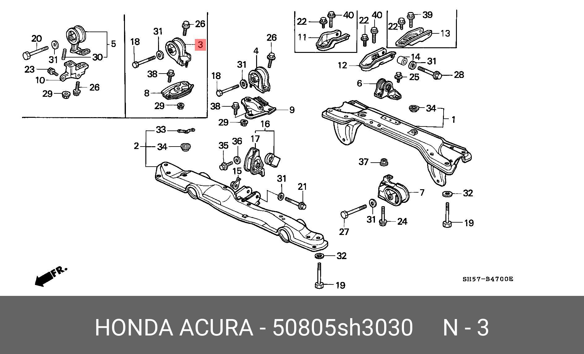 50805SH3030 HONDA -