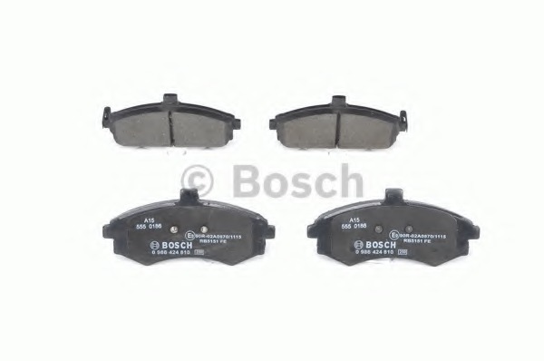 0986424810 BOSCH Комплект тормозных колодок, дисковый тормоз