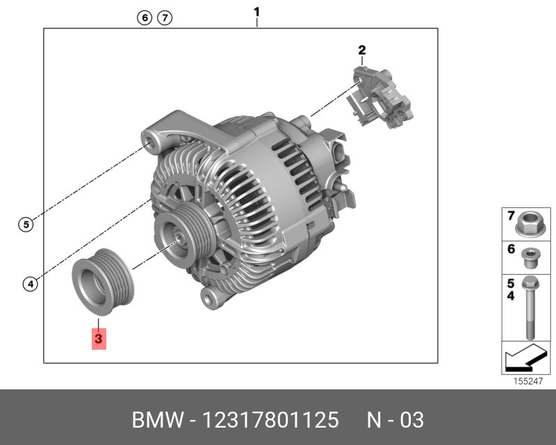 12317603775 Регулятор BMW Запчасти на DRIVE2