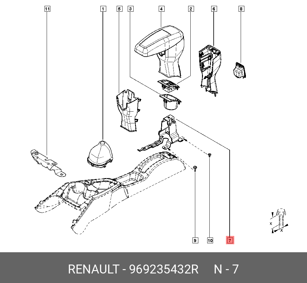 969235432R RENAULT 