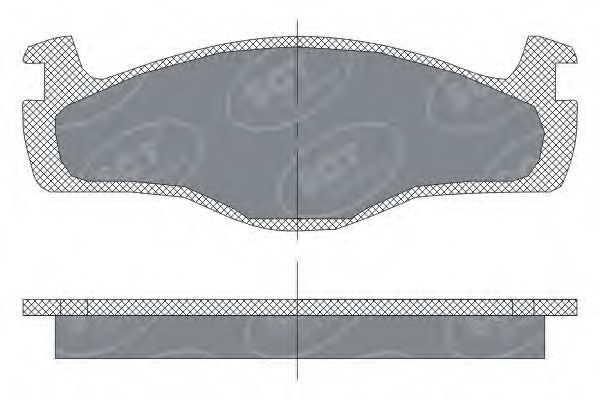 SP115 SCT Колодки торм.перед.VW GOLF IIIIII 85-99VENTO