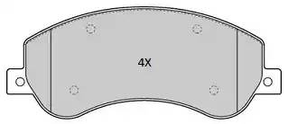 Комплект дисковых колодок FREMAX FBP1909