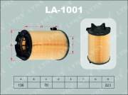 LA1001 LYNX Фильтр воздушный