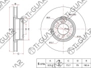 TG34111165859 TI-GUAR Диск тормозной