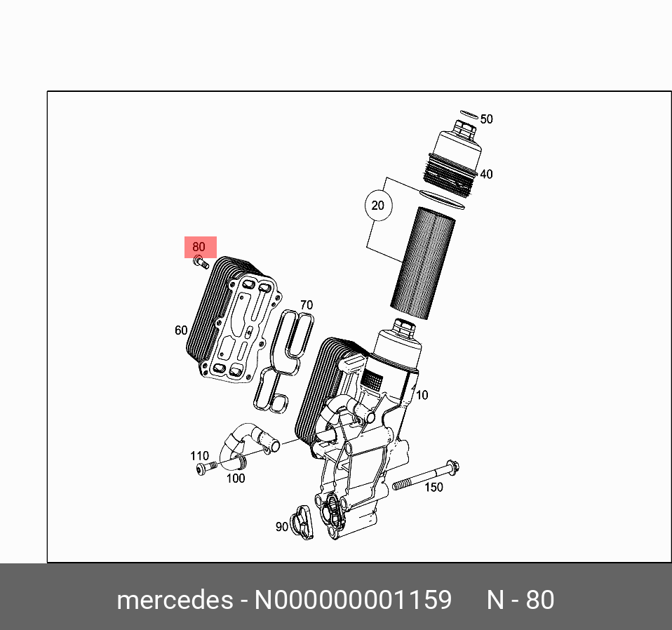 N000000001159 MERCEDES-BENZ Болт M6