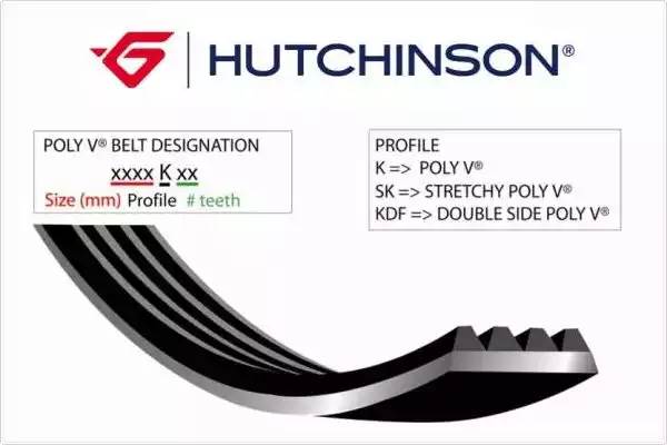 1255K5 HUTCHINSON Поликлиновой ремень
