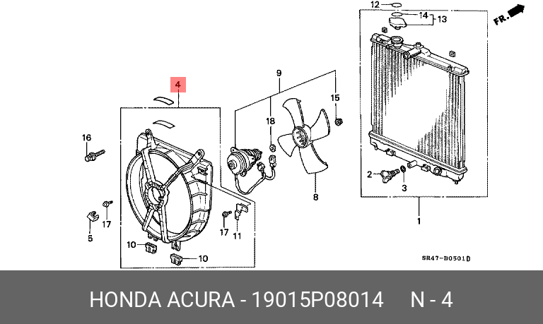 19015P08014 HONDA -