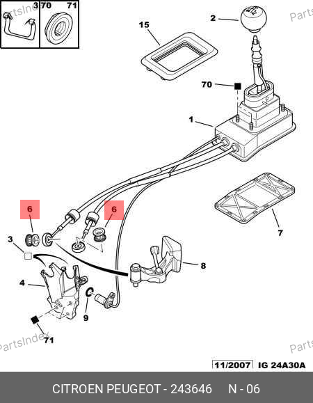 243646 PEUGEOT-CITROEN ФИТТ.ШАР.ШАРН. DIAM 10