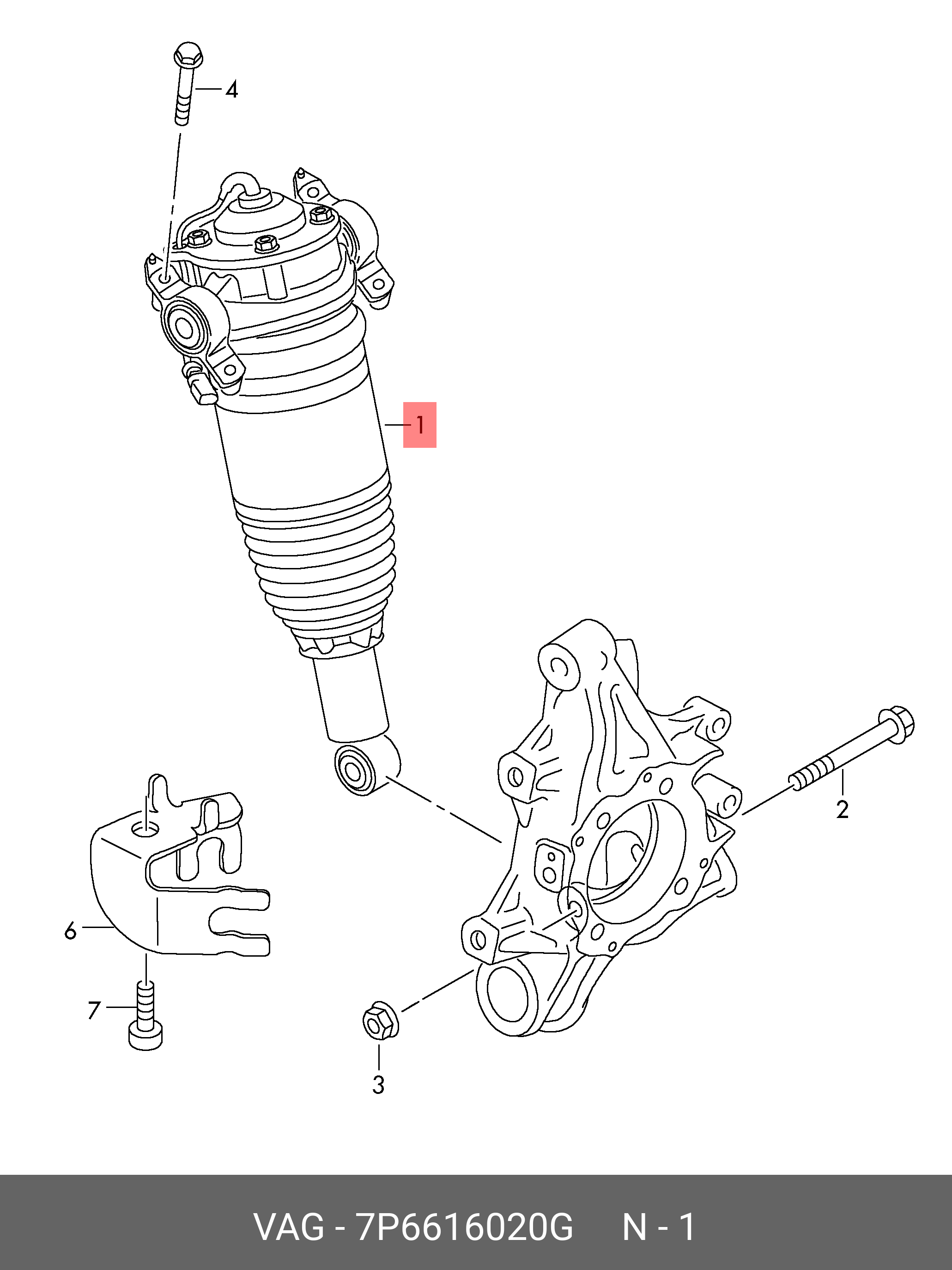 7P6616020G VAG 