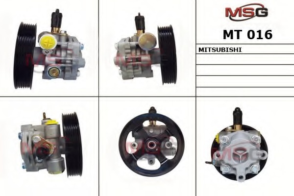 MT016 MSG Насос ГУР MITSUBISHI LANCER 2008-,OUTLANDER 2006-, PEUGEOT 4007 2007-, CITROEN C-CROSSER MSG MT016