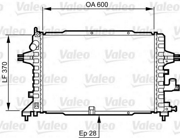 734380 VALEO Радиатор, охлаждение двигателя