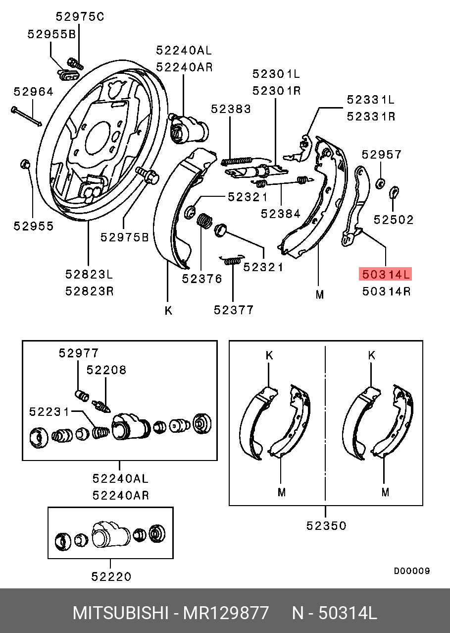 MR129877 MITSUBISHI - MR129877 MITSUBISHI -