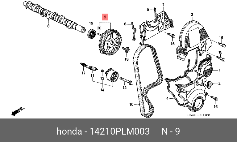 14210PLM003 HONDA -