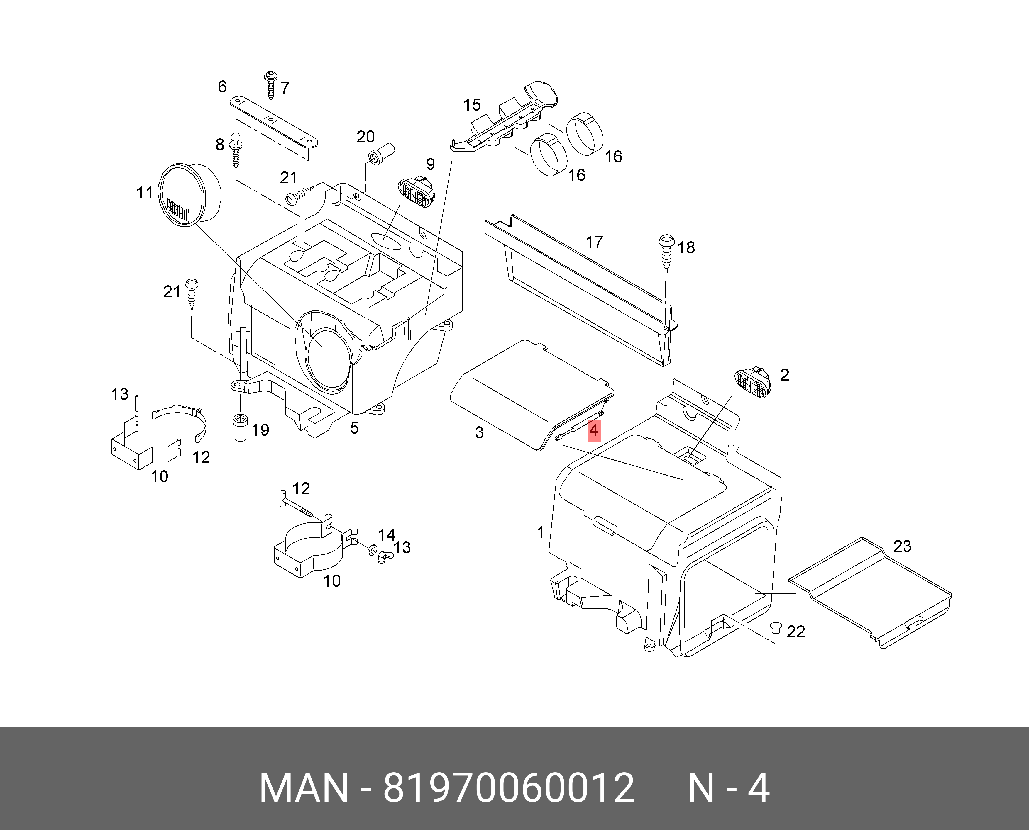 81970060012 MAN Газовая пневматич. подвеска 200N 81.97006-0012