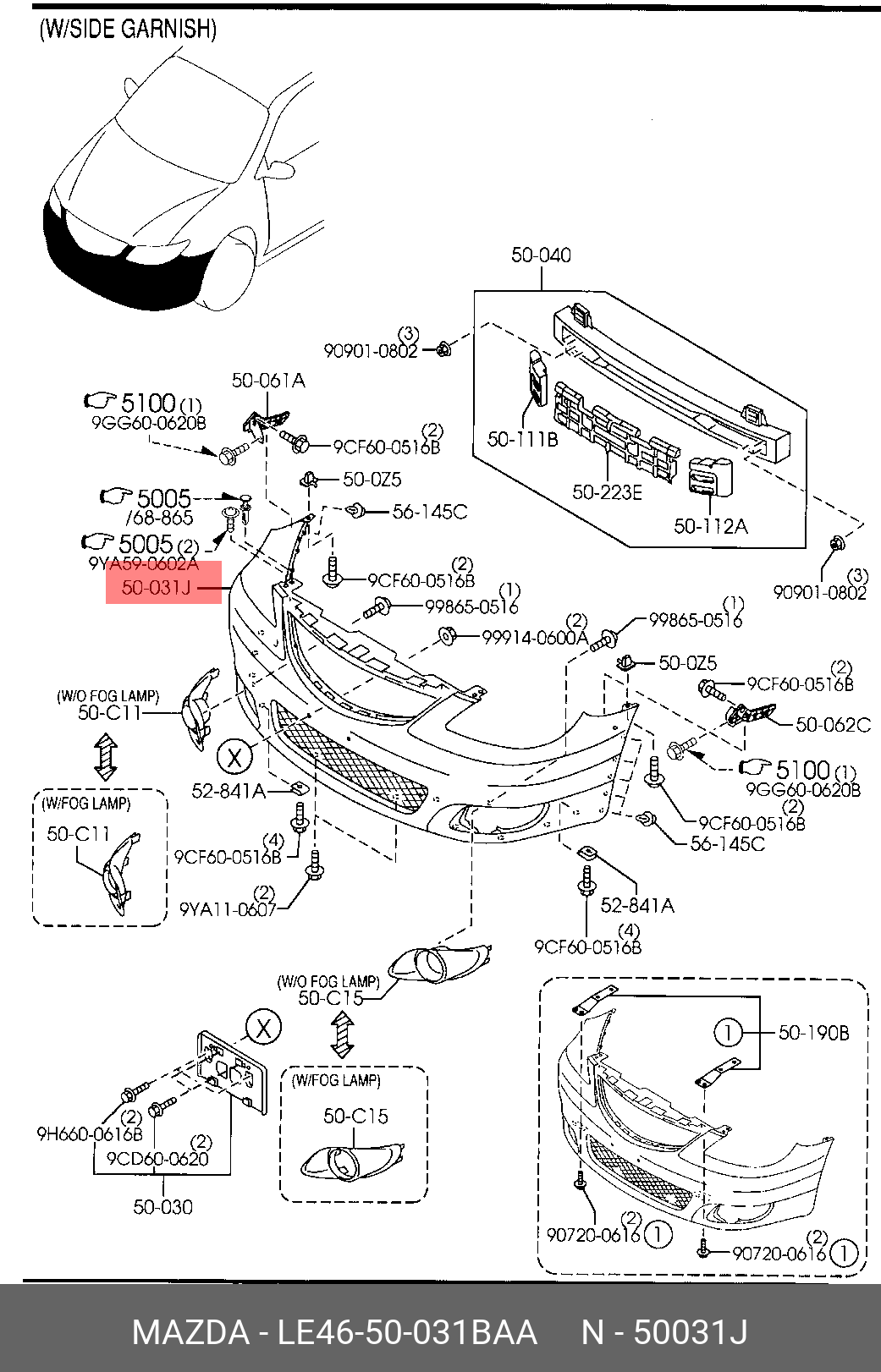 LE4650031BAA MAZDA 