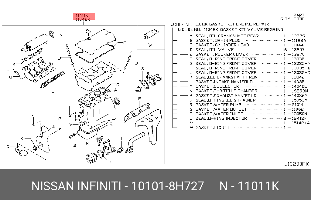 101018H727 NISSAN 