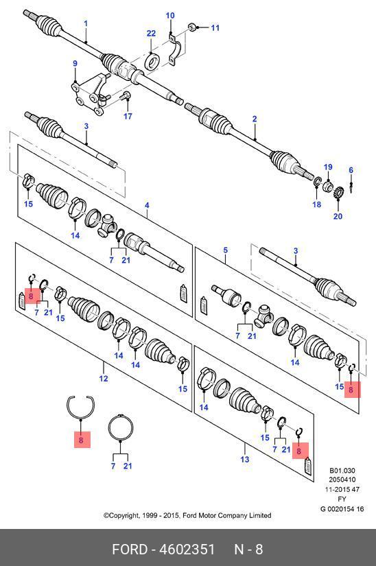 4602351 FORD SPRENGRING