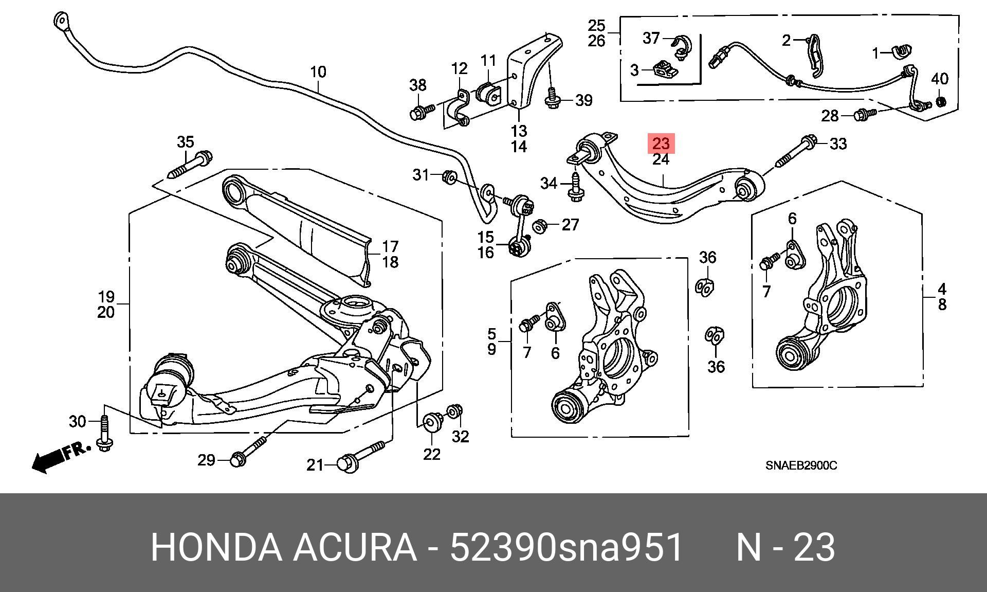52390SNA951 HONDA 