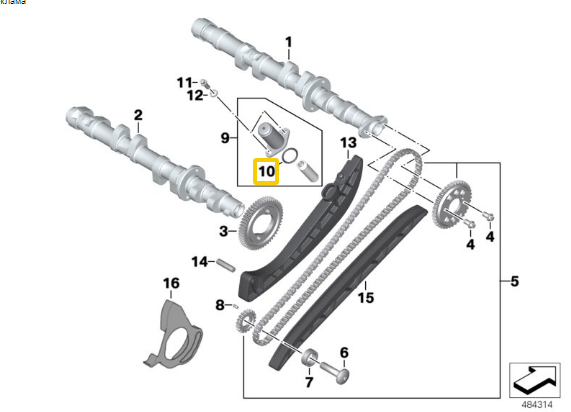 11317717289 BMW Комплект колец круглого сечения