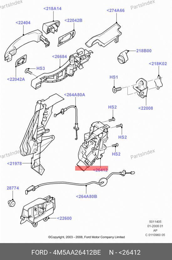 4M5AA26412BE FORD Деталь