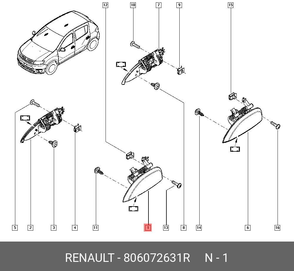 806072631R RENAULT 