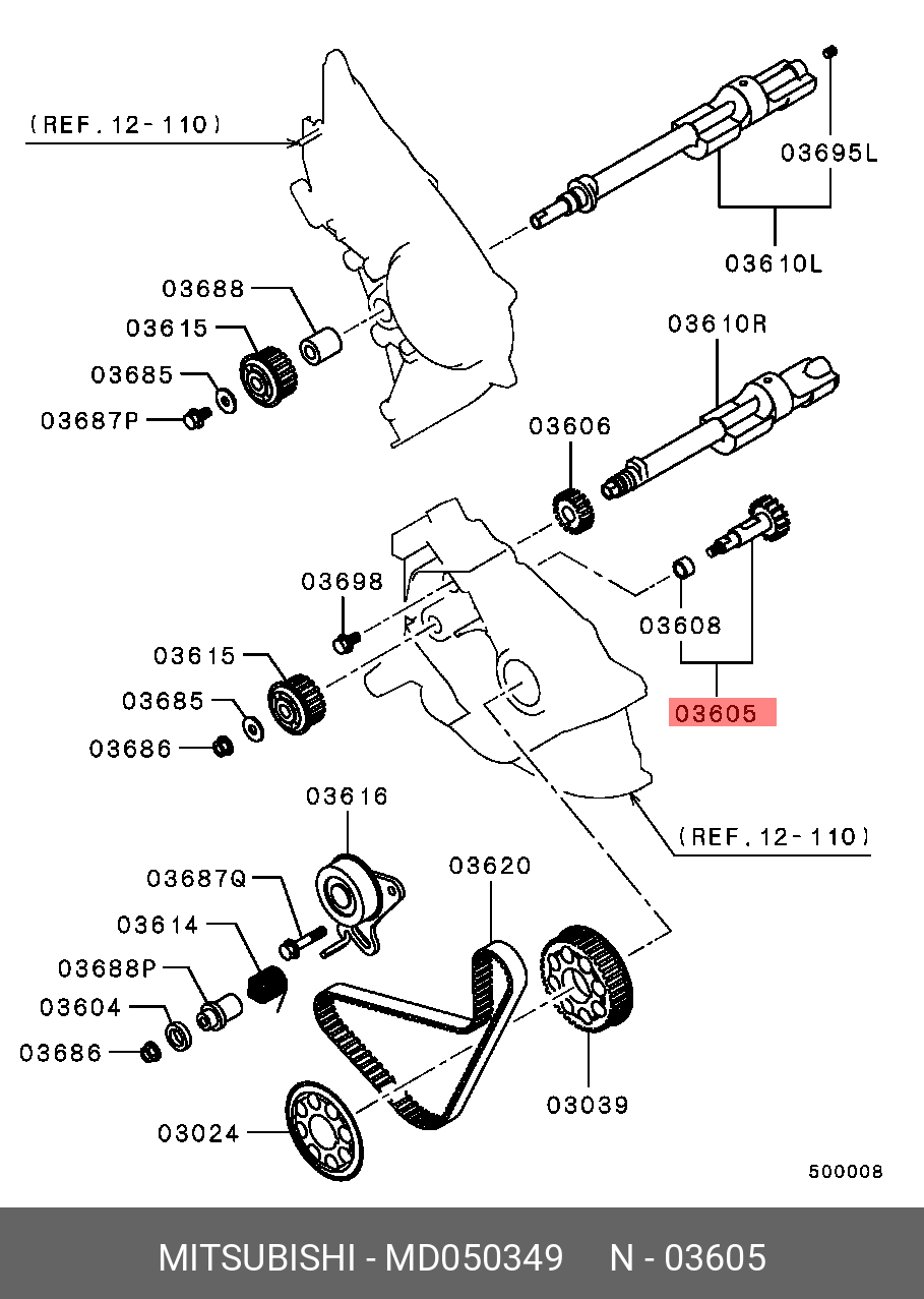 MD050349 MITSUBISHI 