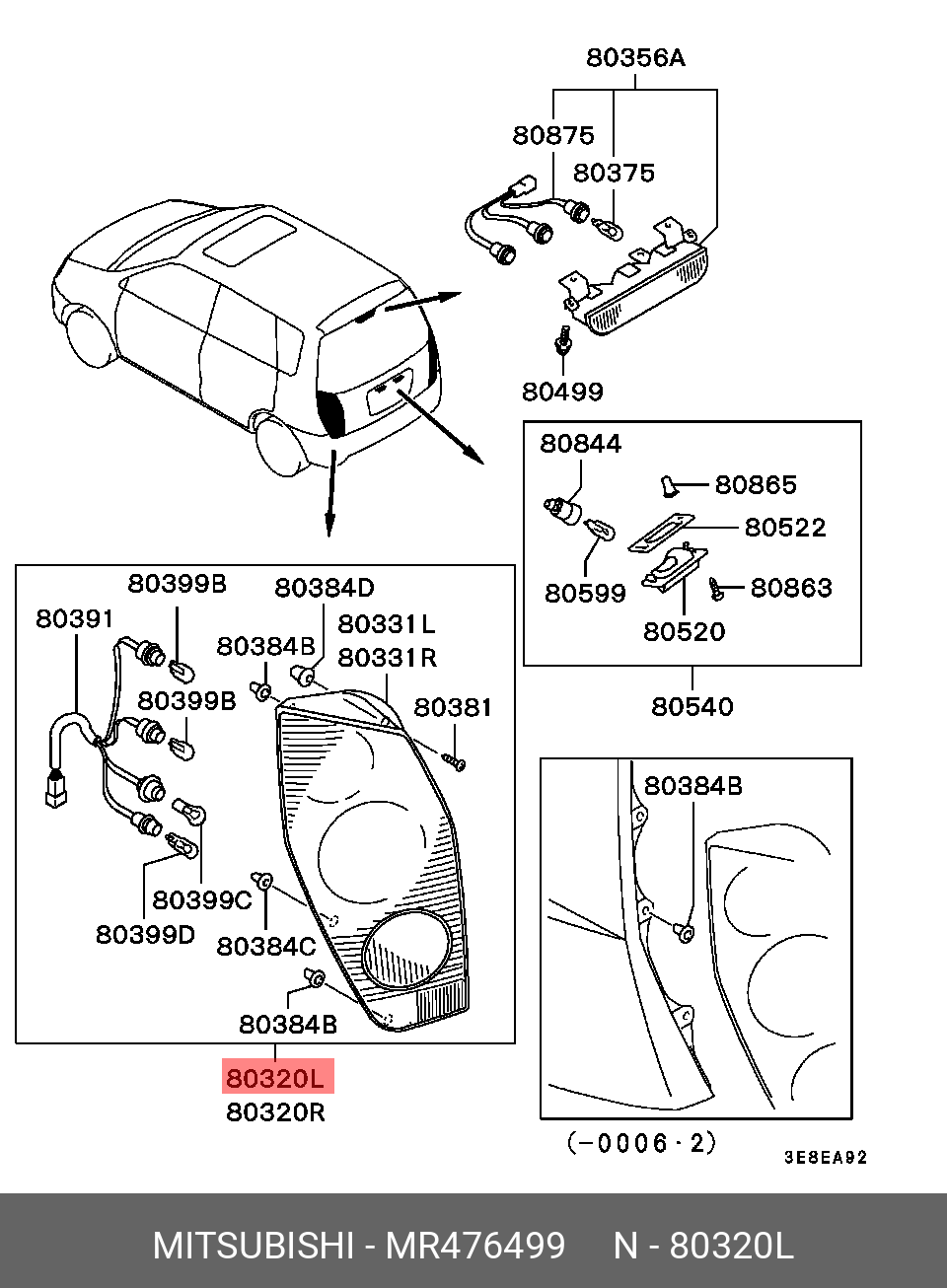 MR476499 MITSUBISHI 