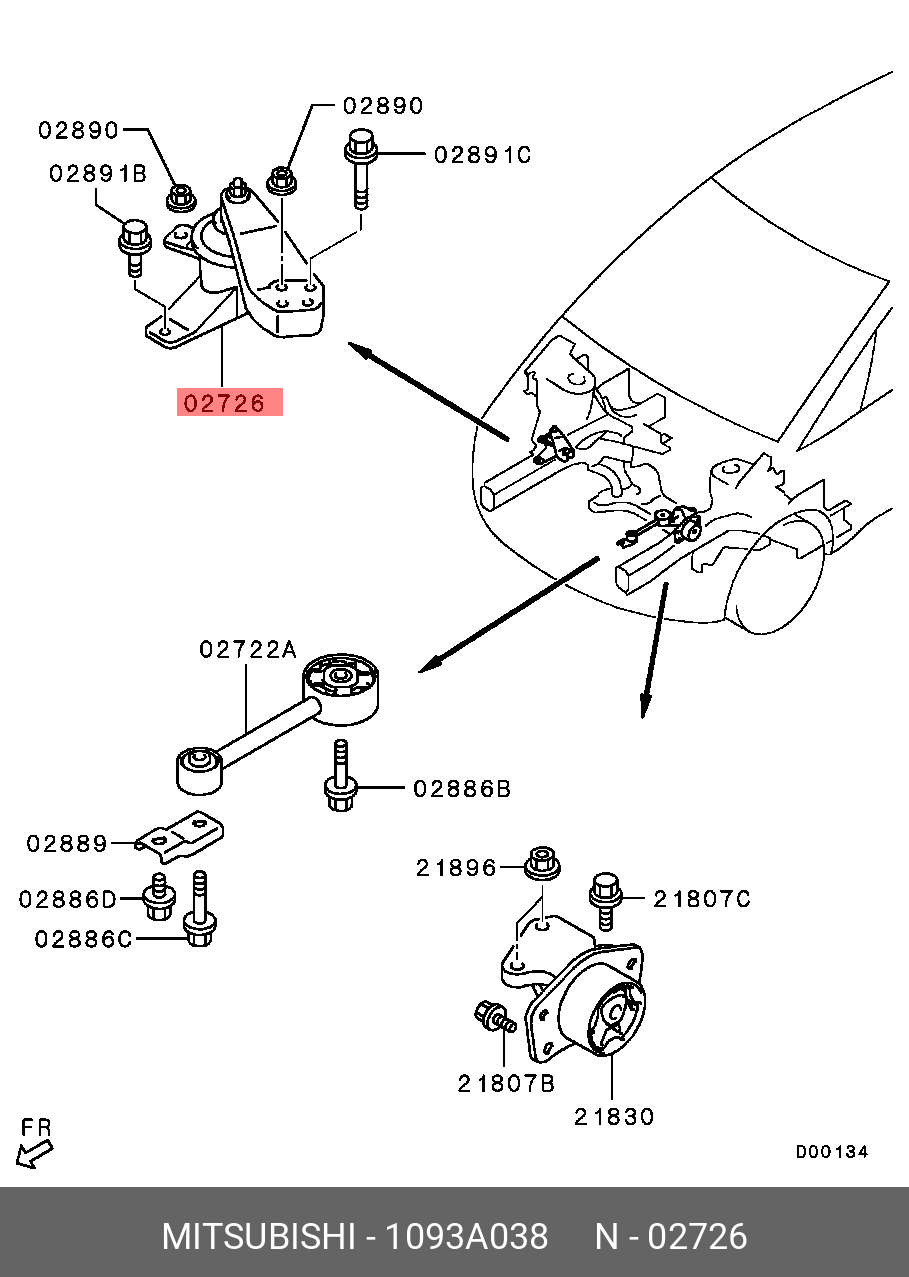 1093A038 MITSUBISHI 
