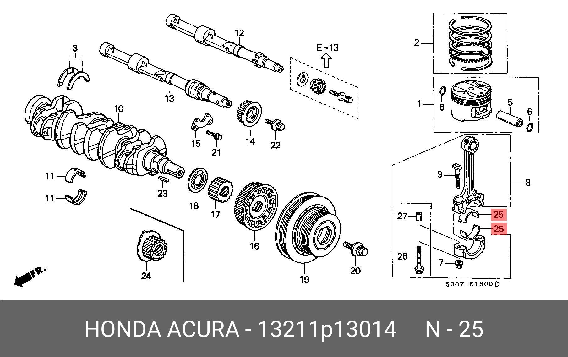 13211P13014 HONDA 