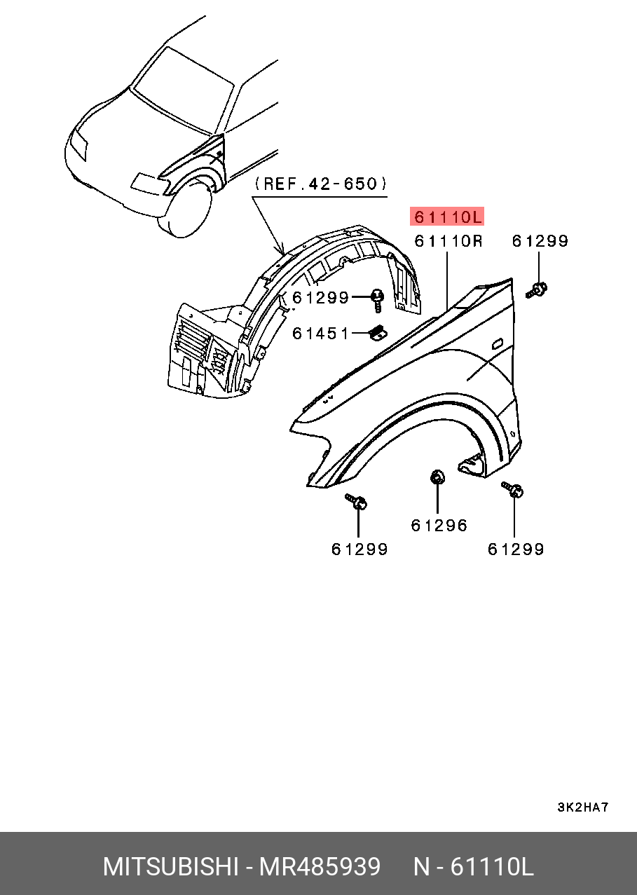 MR485939 MITSUBISHI 