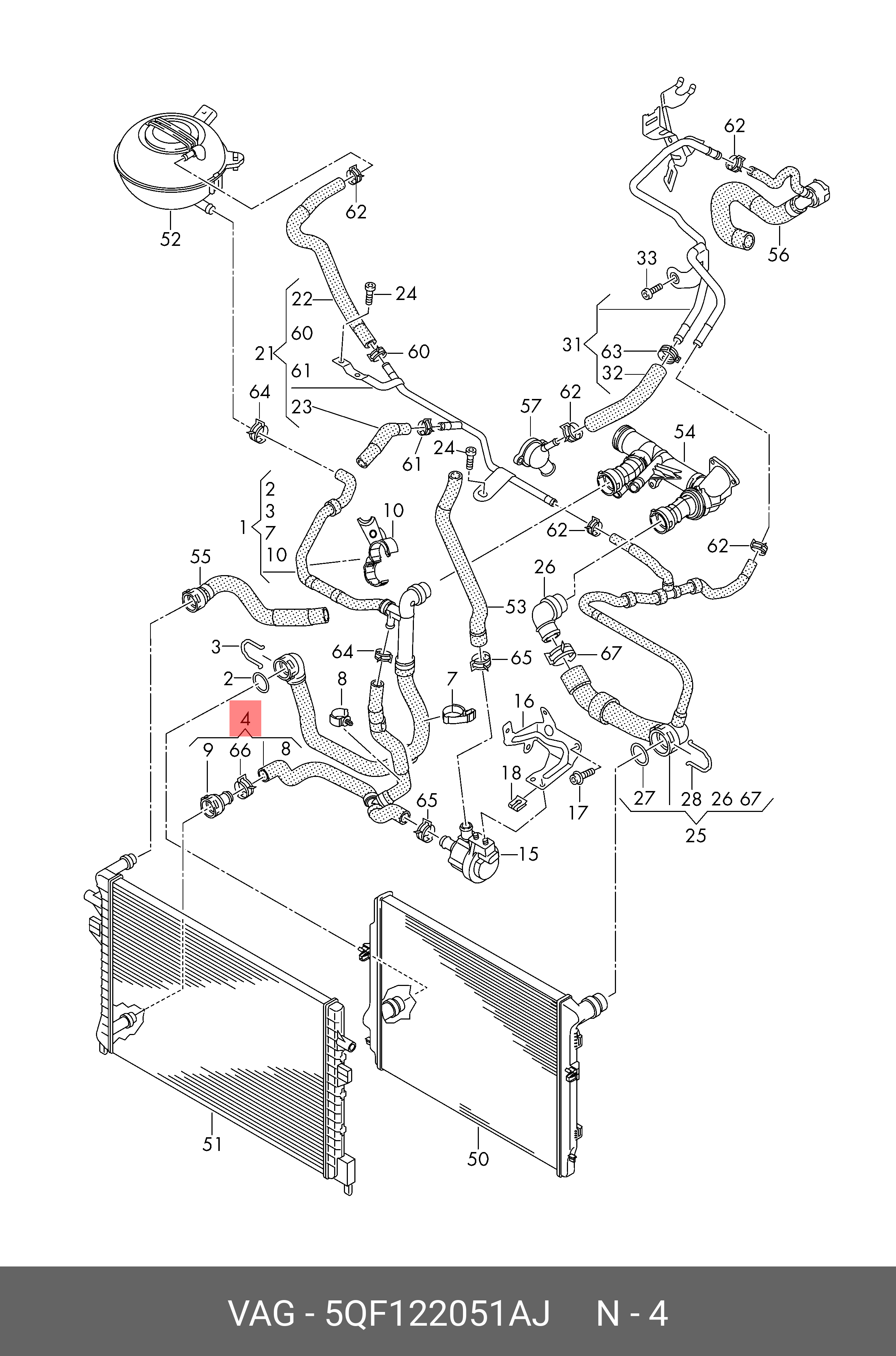 Система охлаждения tiguan. 5q0 122 109 l шланг системы охлаждения. Трубка охлаждения тигуан 2. 0 дизель схема. Система охлаждения tiguan.